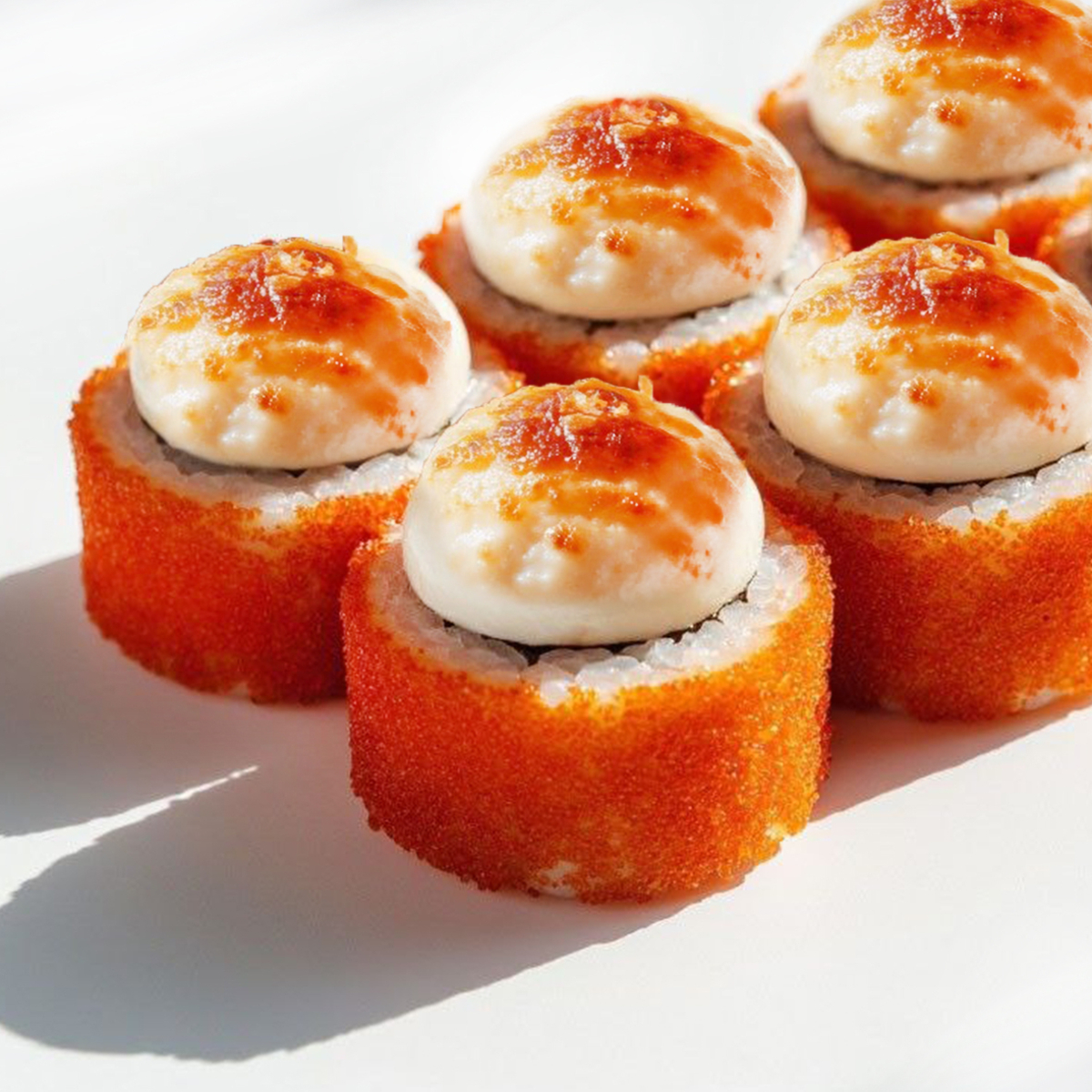 Роллы "Калифорния" запеченные