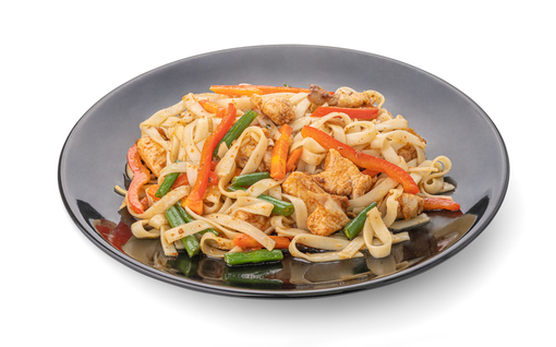 WOK с курицей на пшен.лапше и фирм.соусе