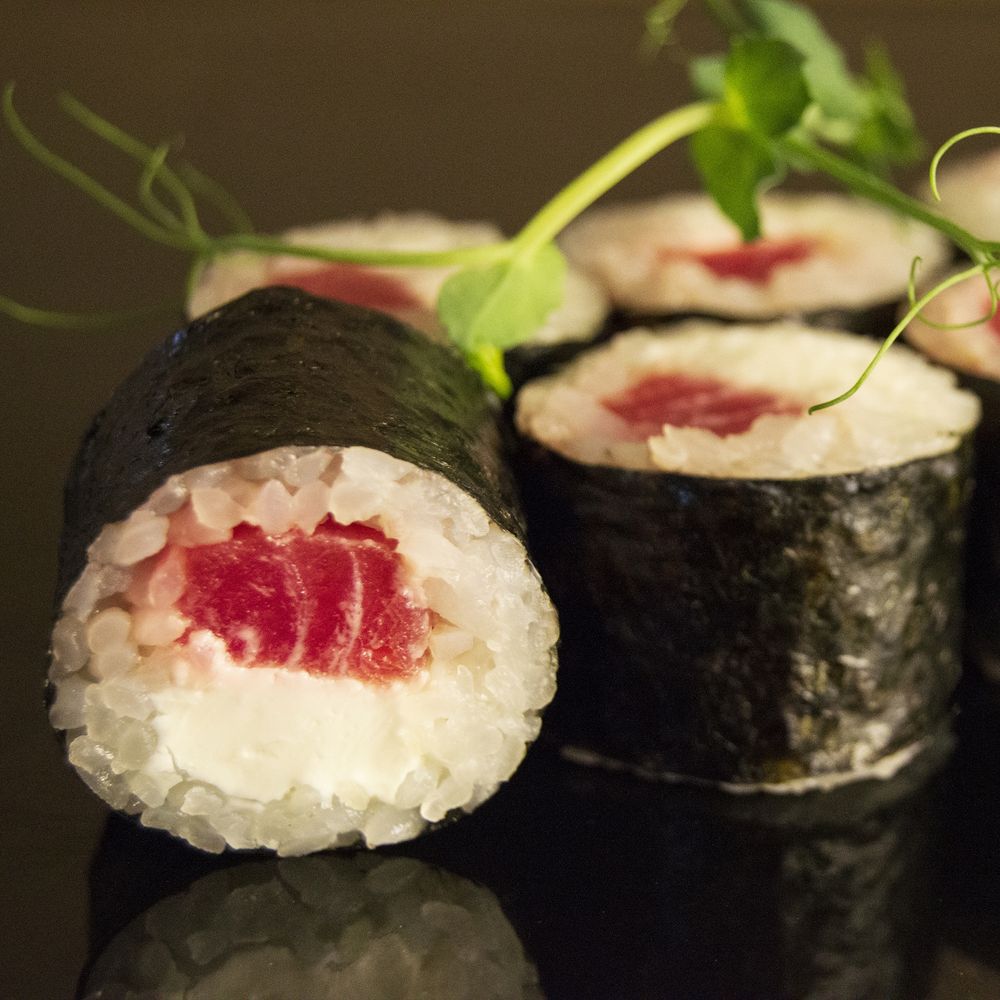 Маки тунец сыр