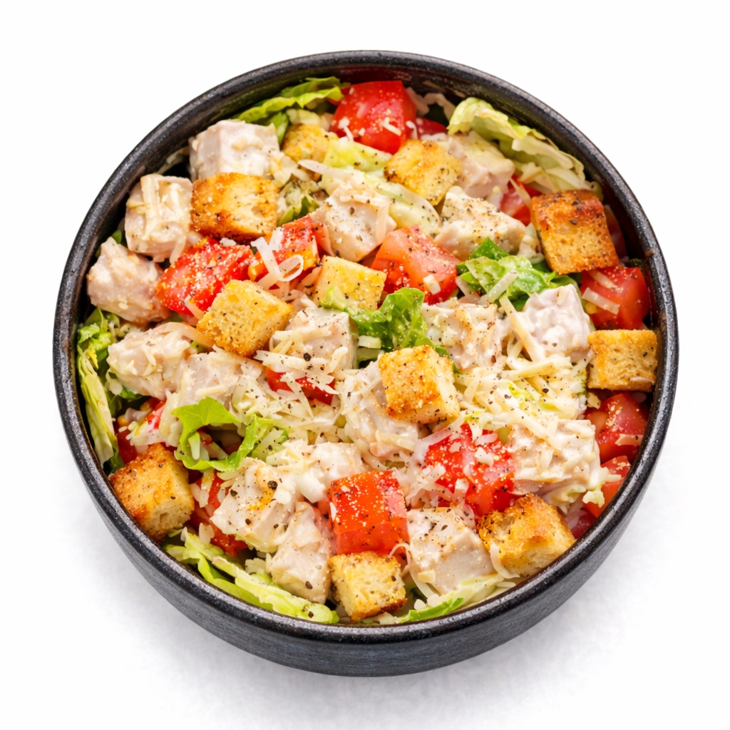 Салат Цезарь с курицей