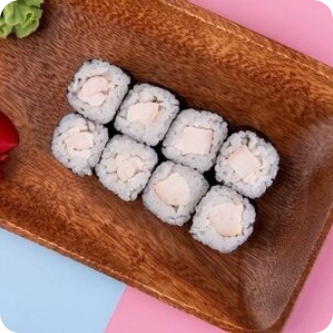 Маки с курицей