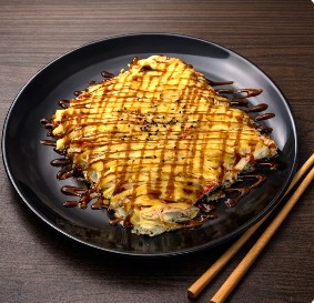 Суши-пицца с крабом