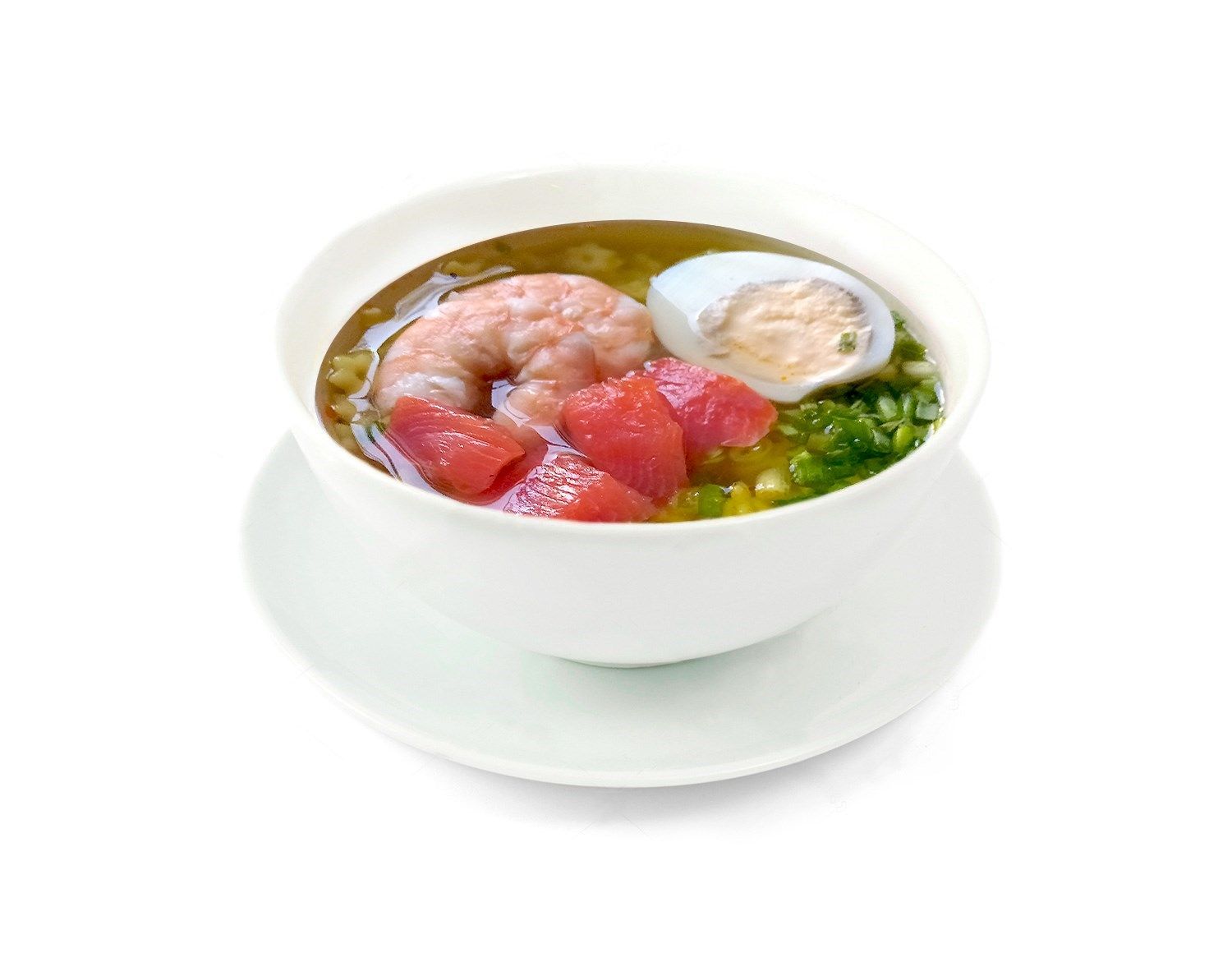 Домашний супчик с морепродуктами