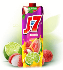 Соки "J7" в ассортименте