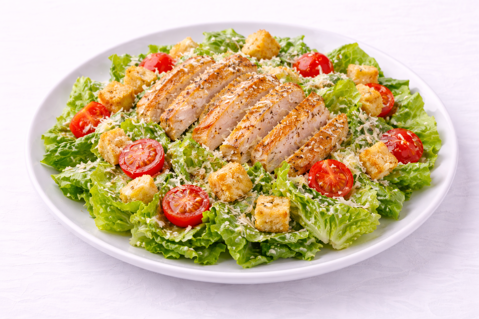 Салат цезарь с курицей