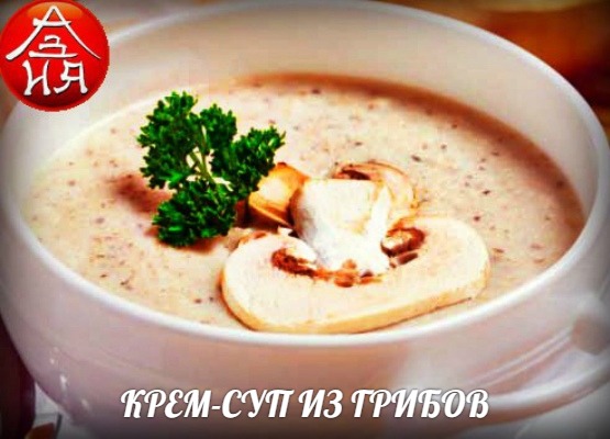 Крем-суп из грибов