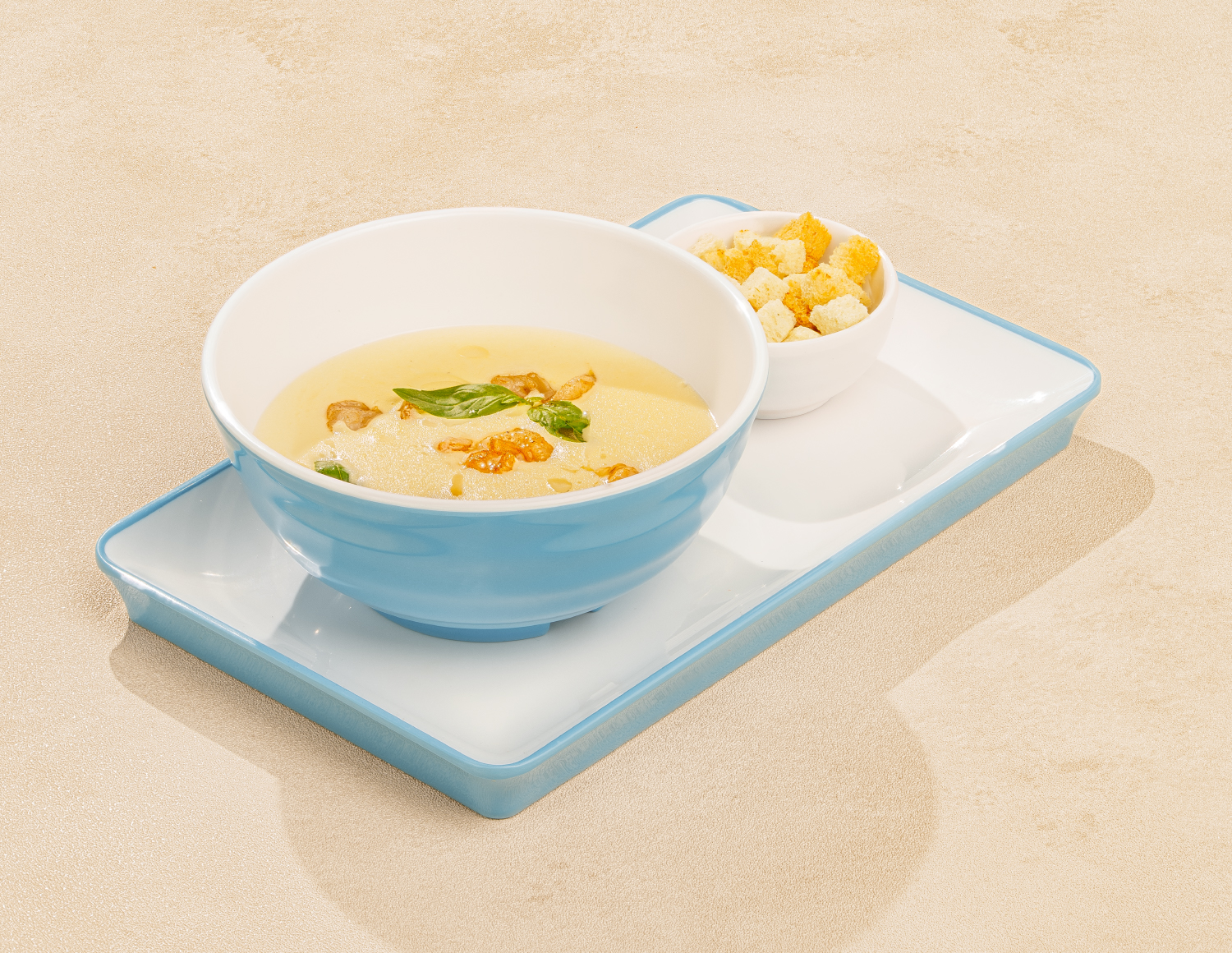 Сливочный суп крем с креветками