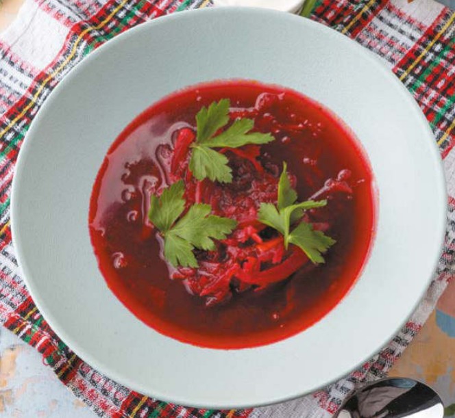 Борщ мясной