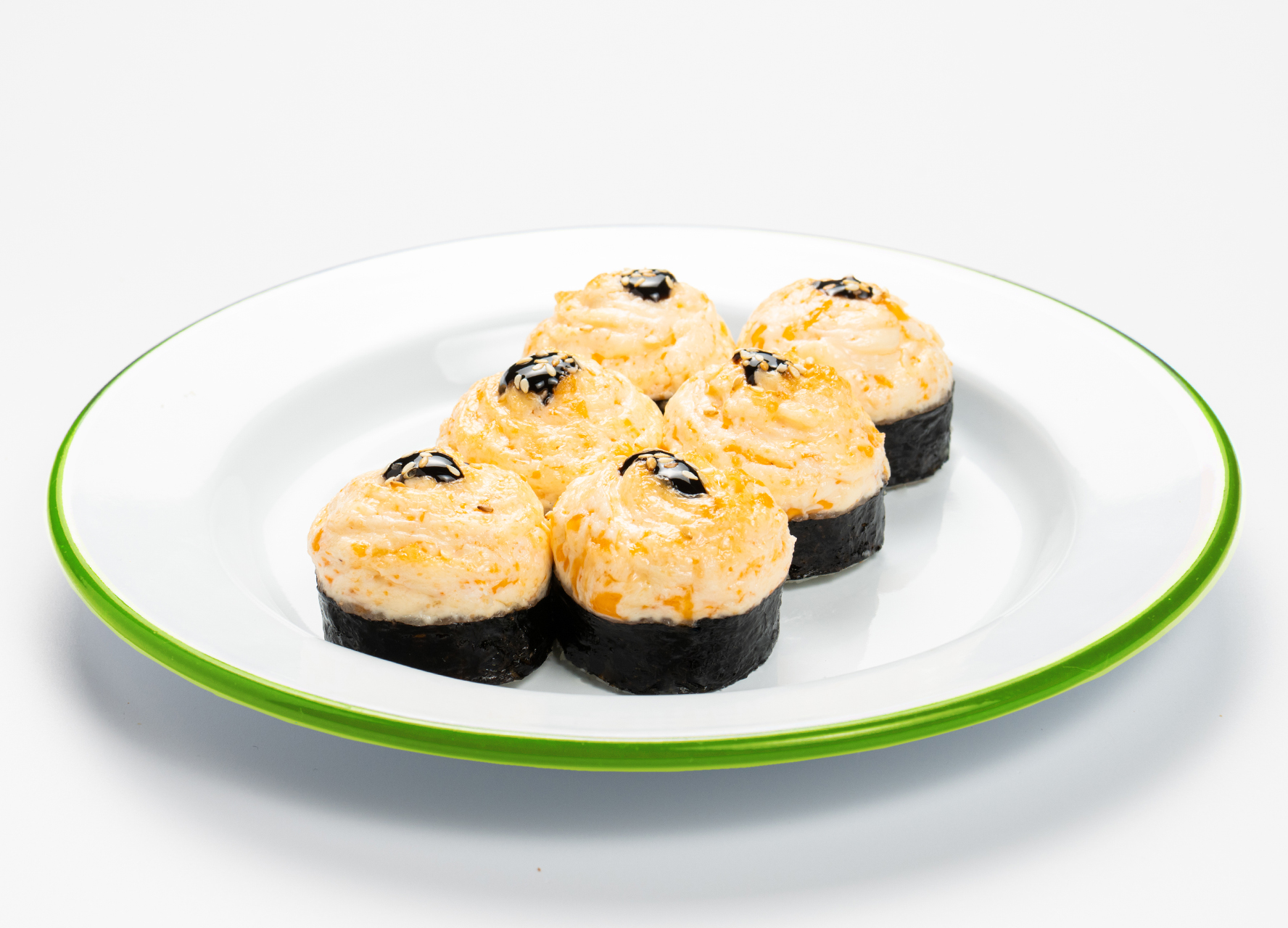 Запеченный ролл сырный Краб