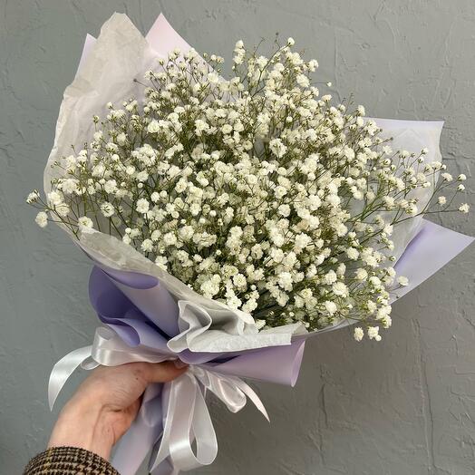 Букет из гипсофилы - размер XS
