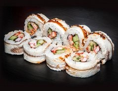 Ролл Острый ролл с камч. крабом и угрём