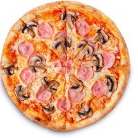 Пицца Ветчина и грибы 25 см 380г