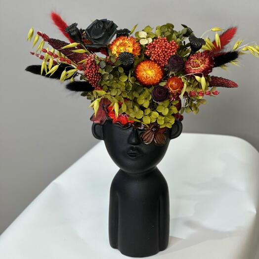 Интерьерная композиция «Темное солнце»