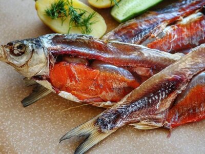 Сорожка вяленая с икро