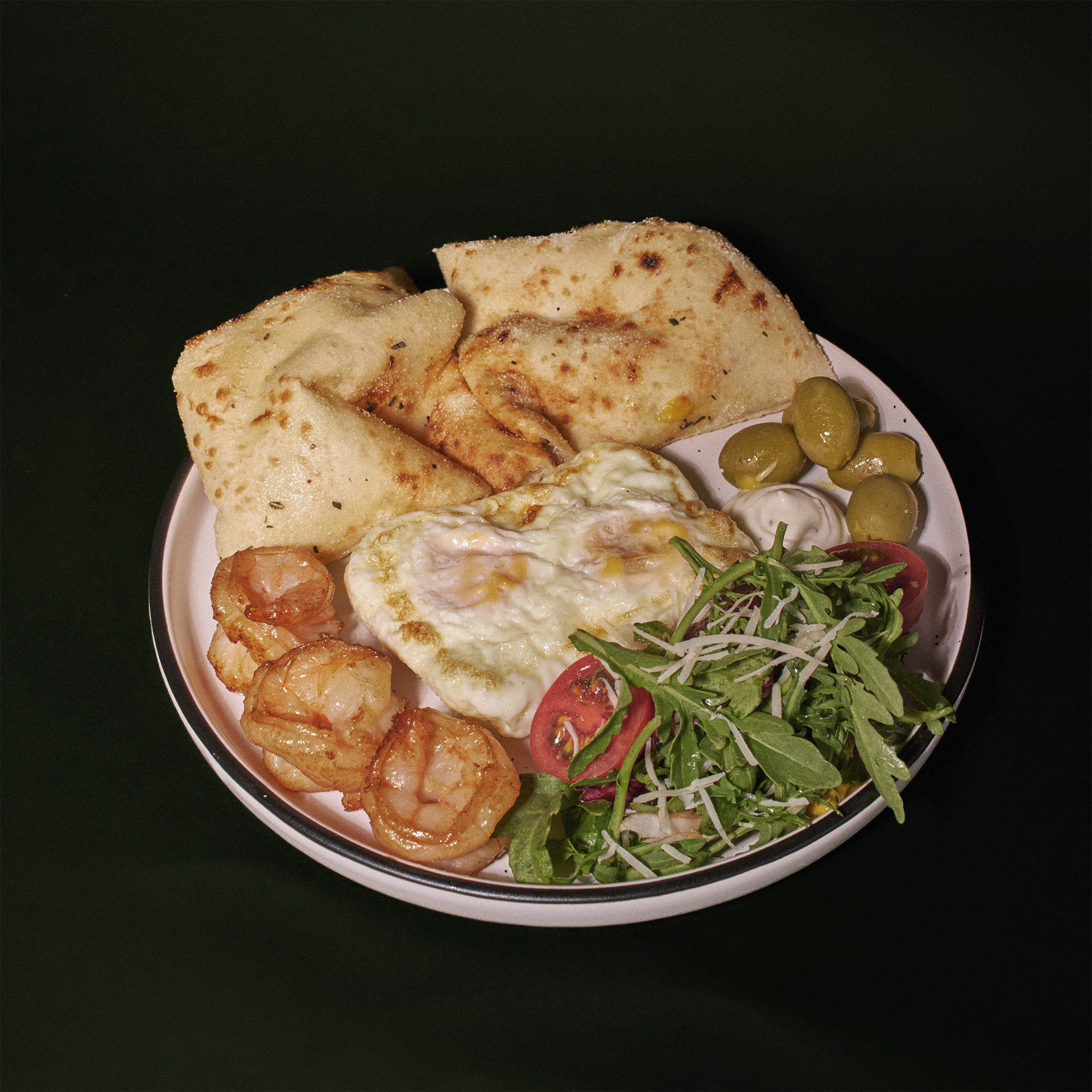 Сет с креветками