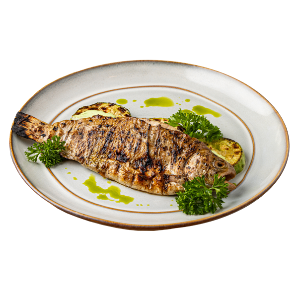 Мини форель с цукини