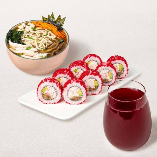 Бизнес-ланч Стандарт M с морсом из черной смородины