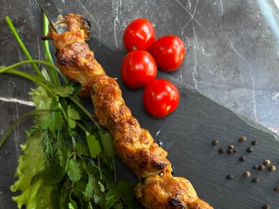 Шашлык из филе куриного бедра