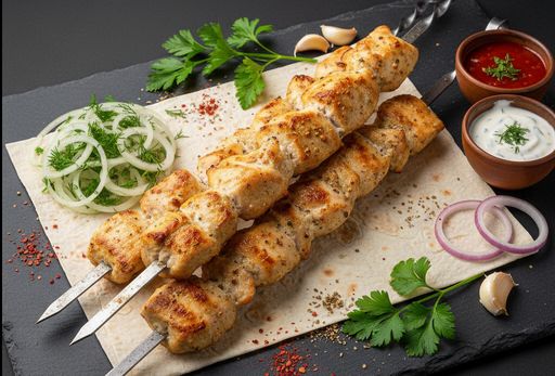 Шашлык из куриной грудки