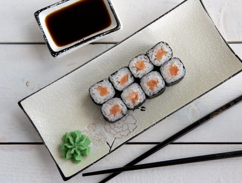 Холодный ролл Классика с лососем