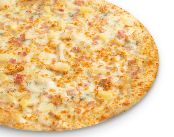 С ананасом и беконом