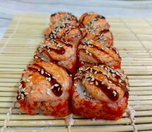 Запеченная Калифа с лососем