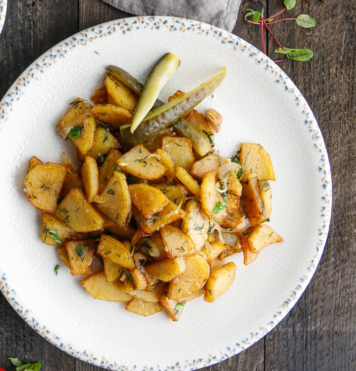 Жареный картофель