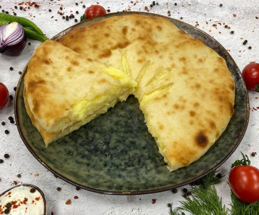Пирог с картофелем и сыром
