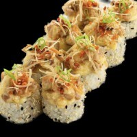 Запеченный ролл с курицей терияки 308г