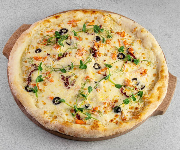 Пицца c Лососем и Йогуртом