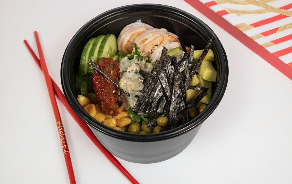 Поке с креветками