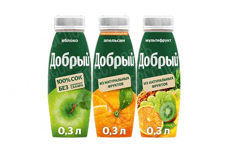 Сок Добрый 0,3л.
