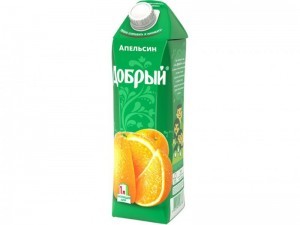 Сок "Добрый" апельсин 0.33 л