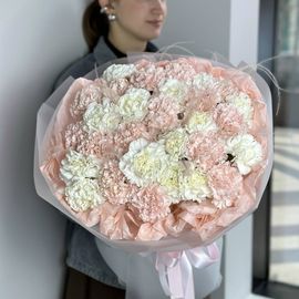 Микс нежных диантусов с ковылью 31