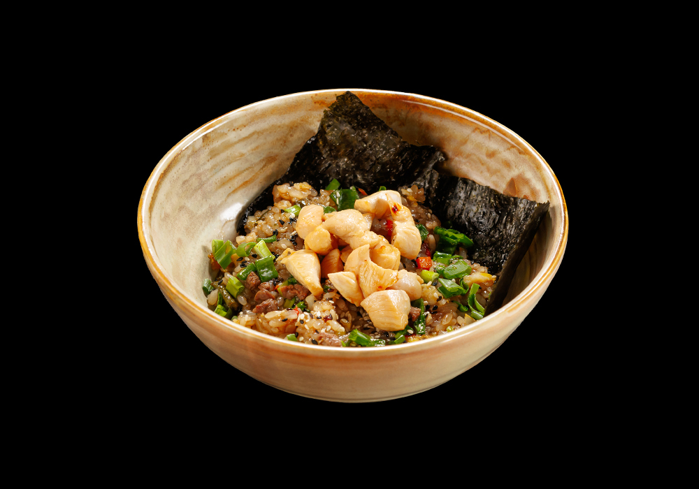 Тяхан с курицей