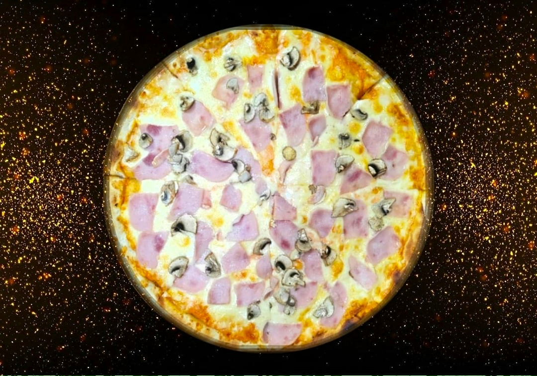 Грибная с ветчиной 33 см