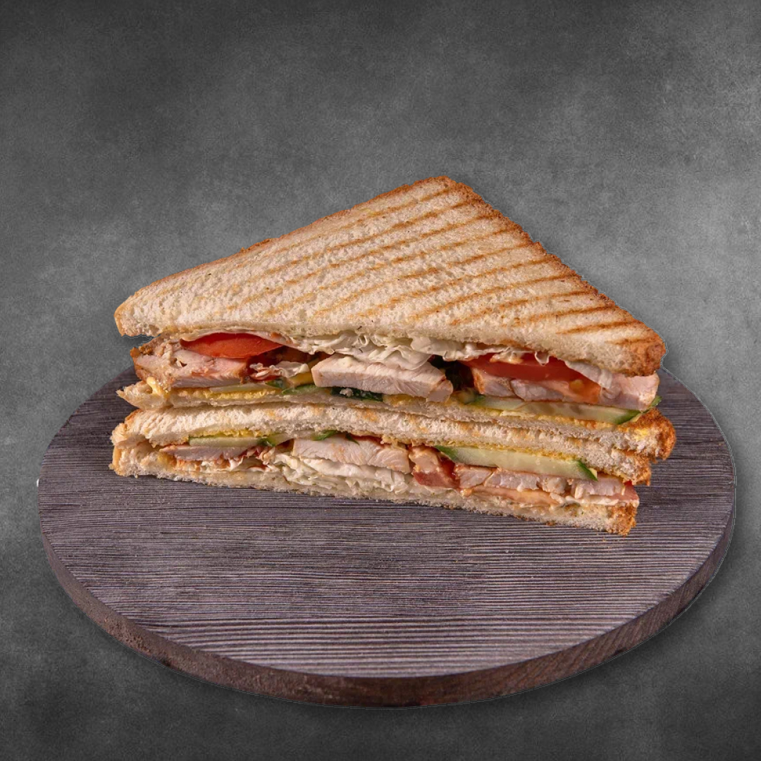 Чикен клаб-сэндвич