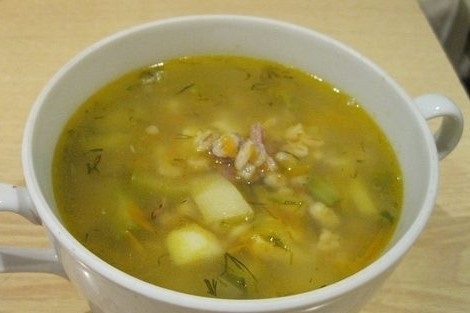 Рассольник  Ленинградский с мясом