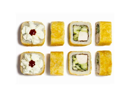 Жареный ролл Фишка с курицей