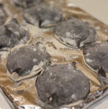 Скаты с креветкой и кальмарами замороженные 0,5 кг