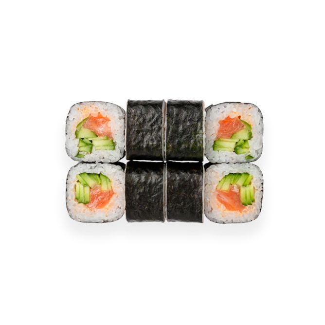 Азия с лососем