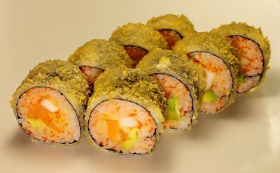 Жареный ролл Морской
