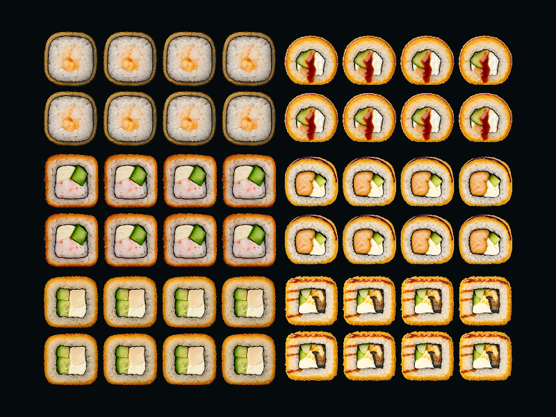 CH сет "Темпура" роллов во фритюре  48 шт.