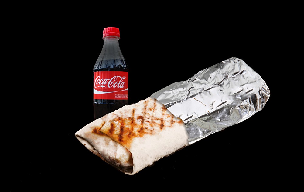 Шаурма Питер с курицей + напиток