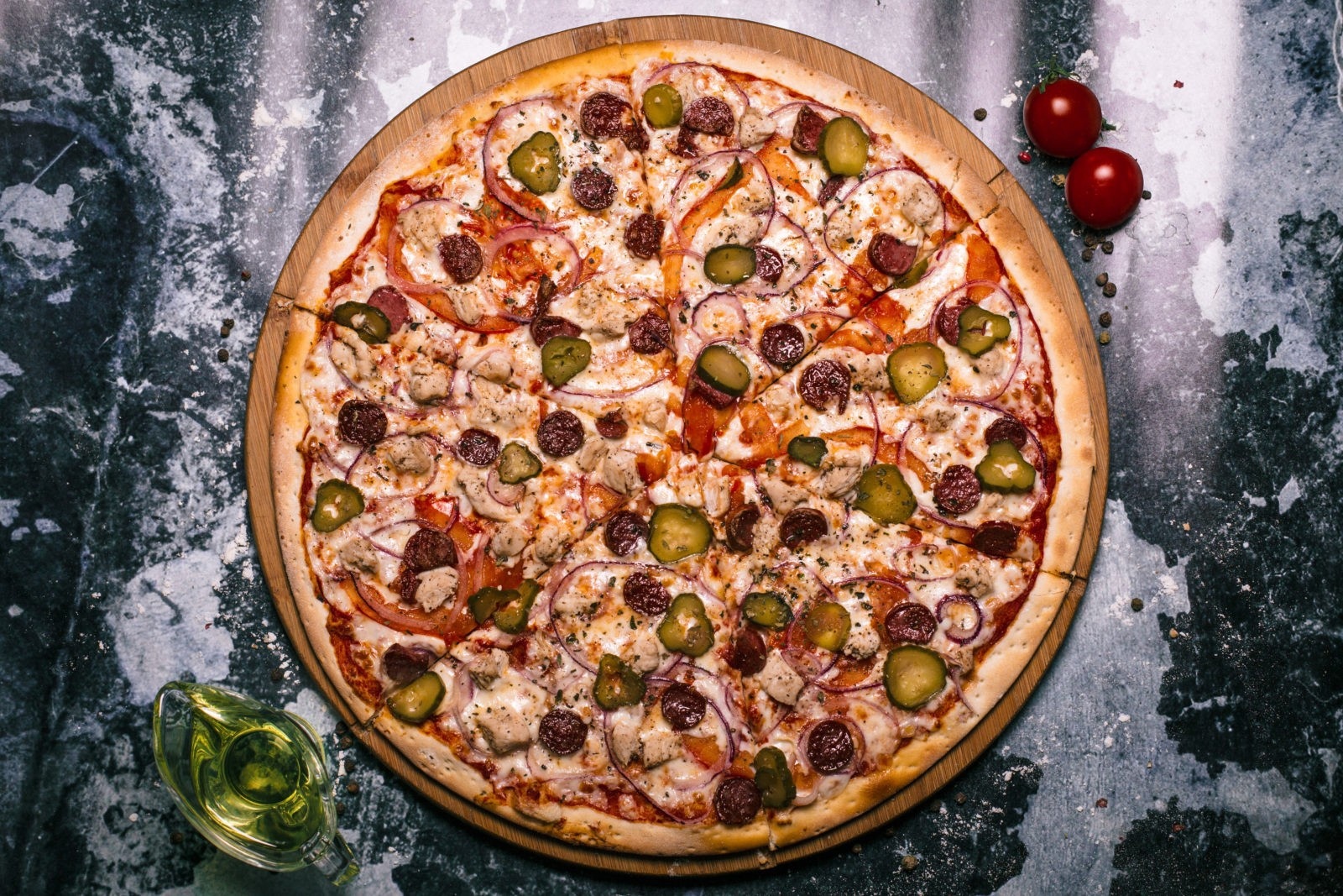 Пицца мясная 30 см