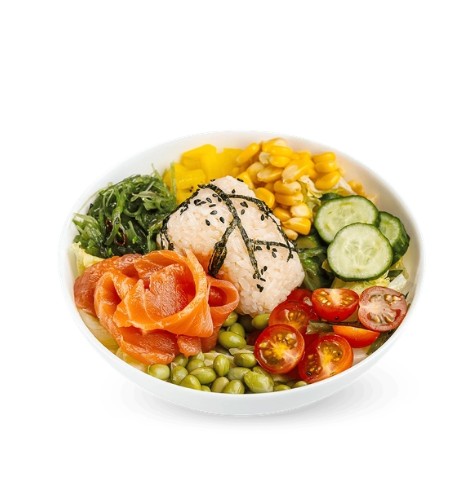 Поке с лососем