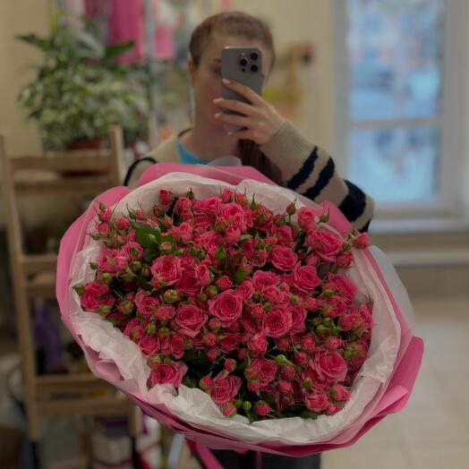Wow букет пионовидных роз