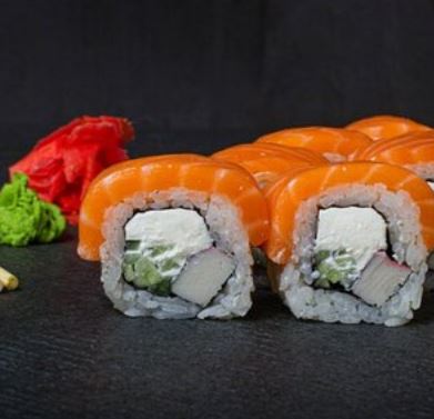 Ролл Филадельфия классик с крабом