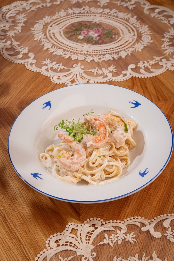Паста с креветками