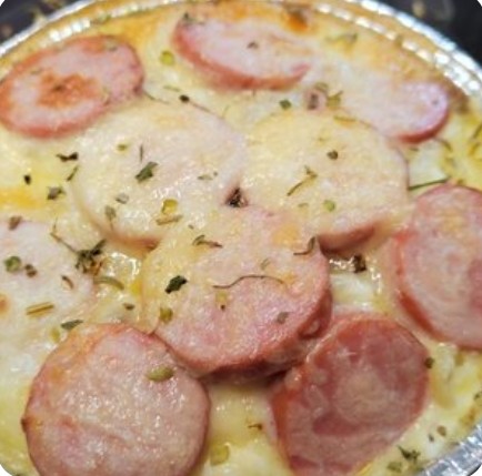 Макаронник с сосиской